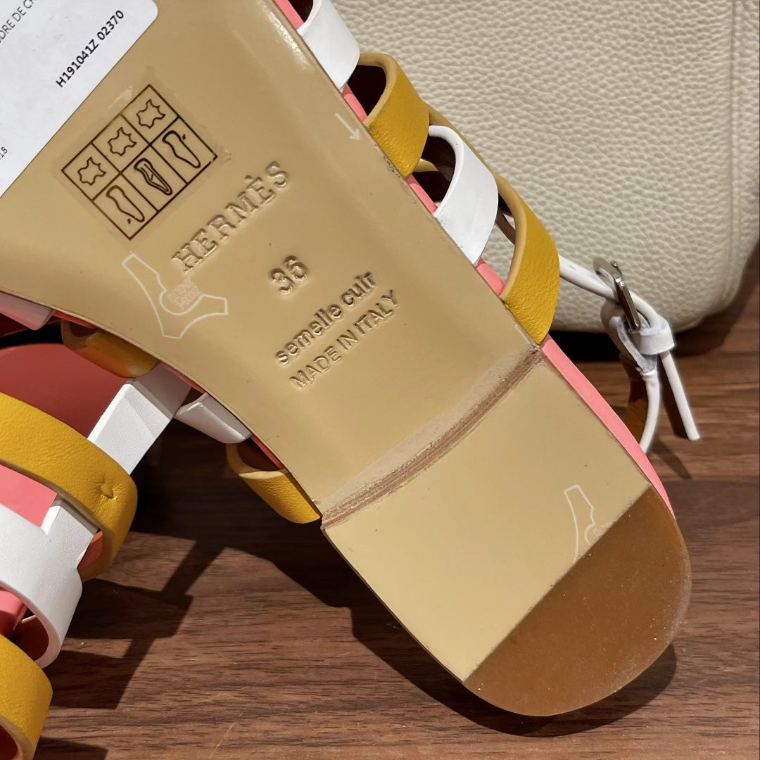 EPHESE SANDAL MULTI-COLOR CALFSKIN