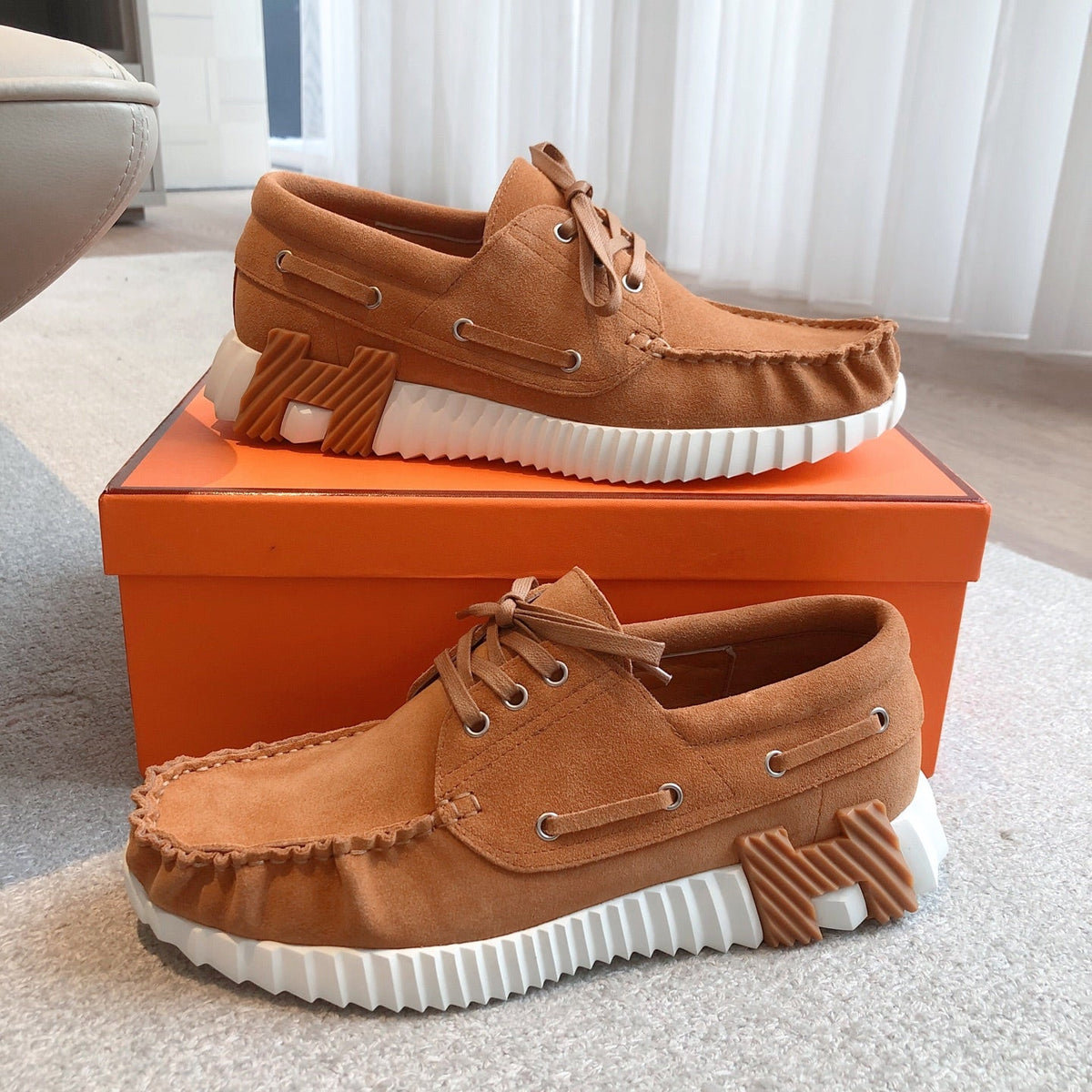 KETCH SNEAKER IN BRONZE BROWN SUEDE